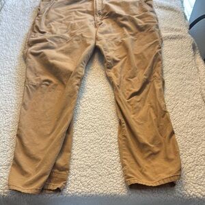 Wrangler Tan Chinos Relaxed Fit Cotton Blend